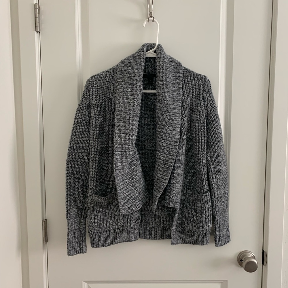 J. Crew Thick Cable Knit Cardigan Sweater